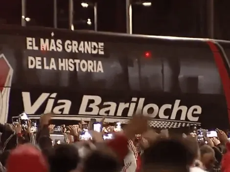 Gran bienvenida al plantel de River