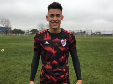 Tomás Lecanda firmó su primer contrato profesional con River