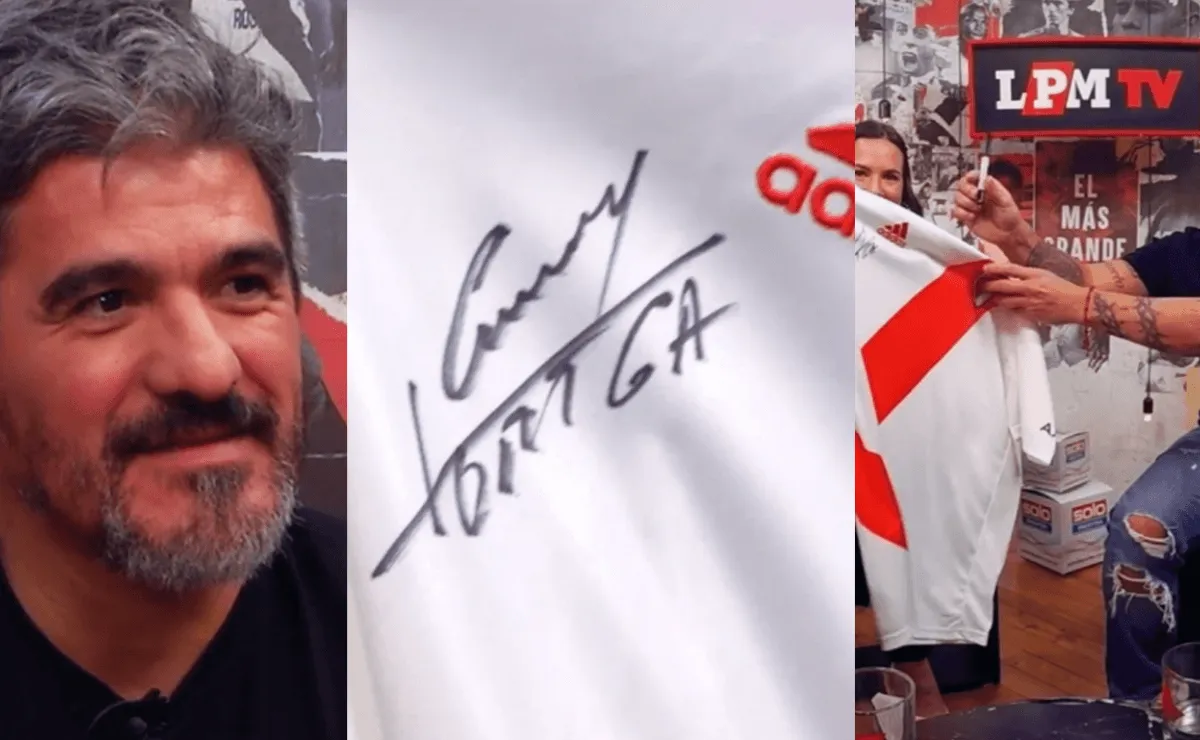 Cintia Llompart, de La Rioja, es quien se quedó con el manto sagrado autografiado por el Burrito.