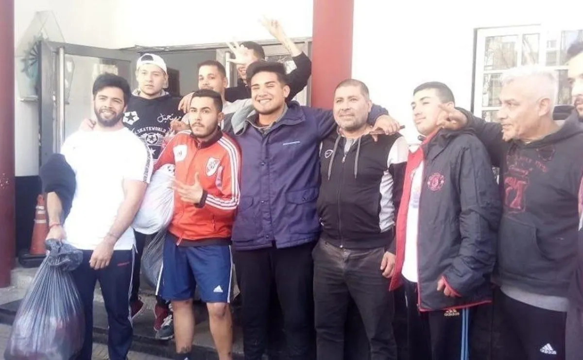 Los diez detenidos en la previa del partido ante Godoy Cruz.