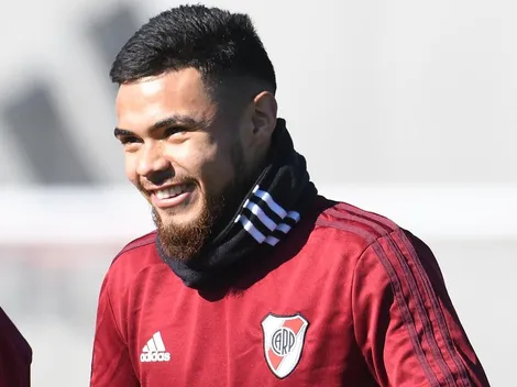 Paulo Díaz debió retirarse antes de que finalice la práctica de River