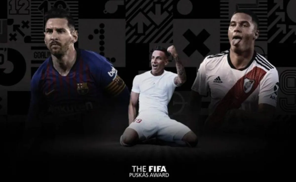 Messi, Zsori y Quintero pelean por el premio Puskás.