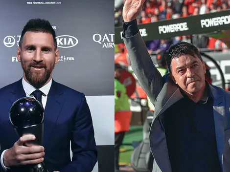Messi votó a Gallardo en los premios "The Best"
