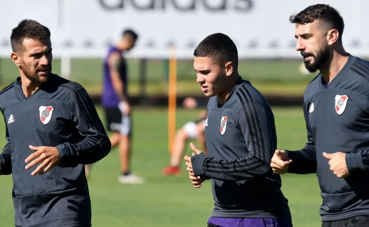 Ponzio, Quintero y Pratto, tres jugadores que pueden ser claves en el tramo final de la Libertadores. (FOTO: Getty)