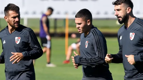 Ponzio, Quintero y Pratto, tres jugadores que pueden ser claves en el tramo final de la Libertadores. (FOTO: Getty)