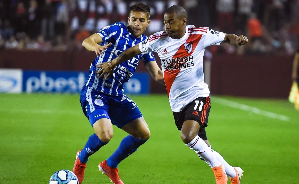 Nicolás De La Cruz lleva 66 partidos oficiales en River, con 9 goles y 4 títulos. (FOTO: Getty)