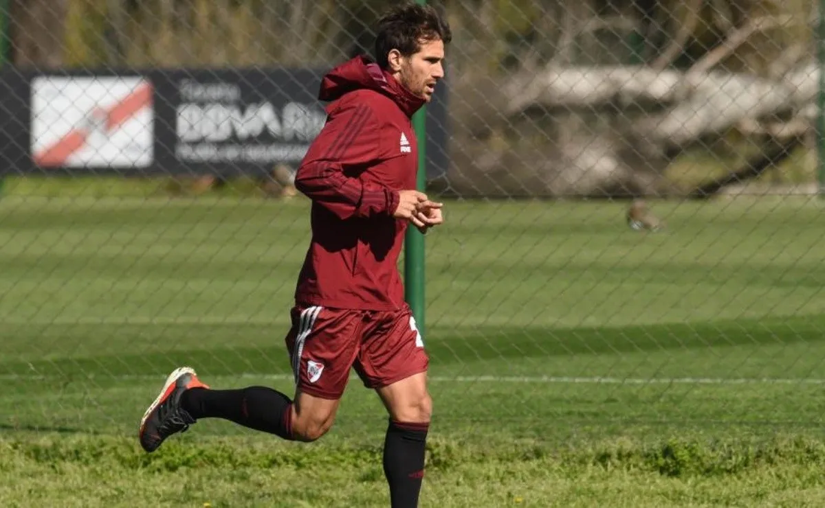 El último partido oficial de Ponzio fue el 30/07, en Belo Horizonte ante Cruzeiro