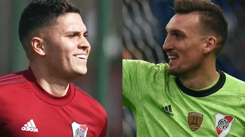 El arquero irrumpió para decir un bocadillo que hizo reir a todos.