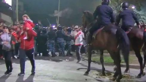 Una nueva jornada tenebrosa para los hinchas de River que fueron a ver su equipo.