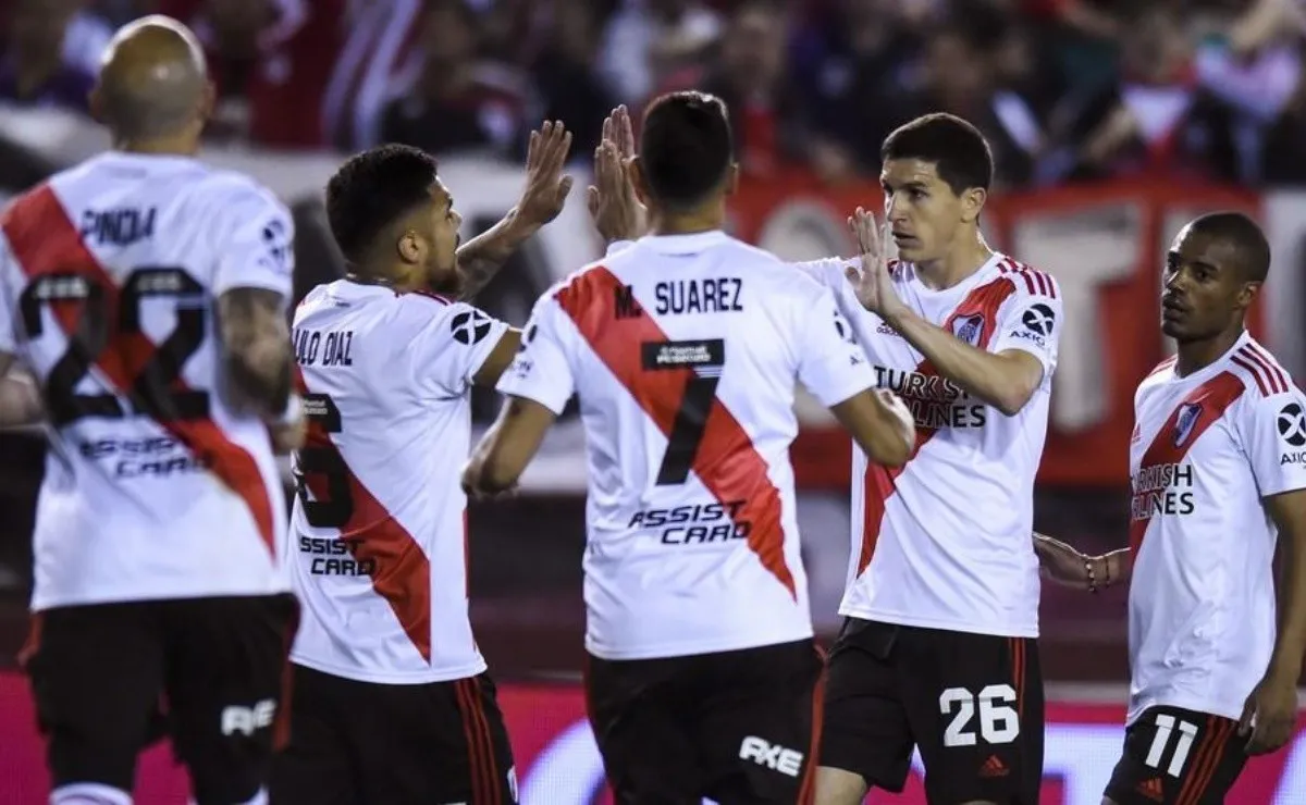 River eliminó a Godoy Cruz en la cancha de Lanús.