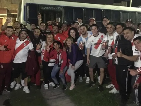 Los hinchas de River copan Lanús
