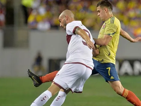 Borré debutó como titular en Colombia, pero se le negó el gol