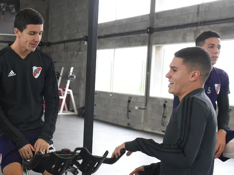 Cañazo de Juanfer a Nacho Fernández en la práctica