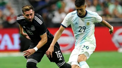Palacios brilló en Estados Unidos con la camiseta de la Selección Argentina.