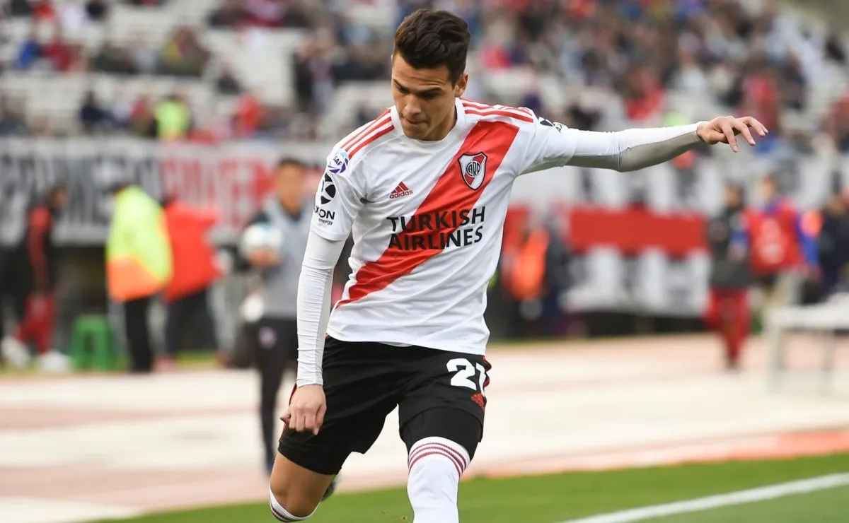 Cristian Ferreira lleva 32 partidos oficiales en la Primera de River, con seis goles. (FOTO: Getty)