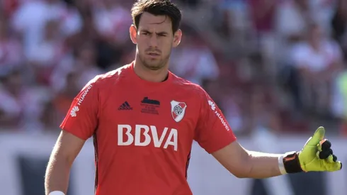 Augusto Batalla, cuando atajaba en River.