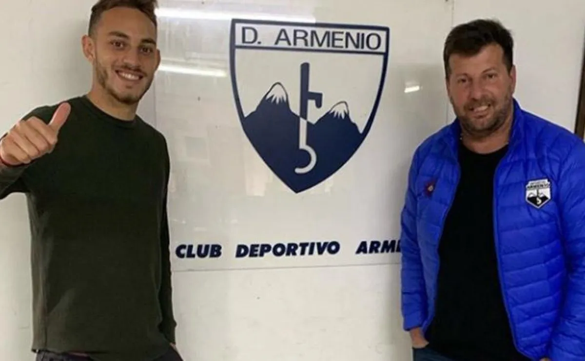 Nahuel Gallardo y Rodrigo Sbroglia, juntos en Armenio.