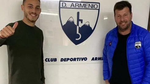 Nahuel Gallardo y Rodrigo Sbroglia, juntos en Armenio.
