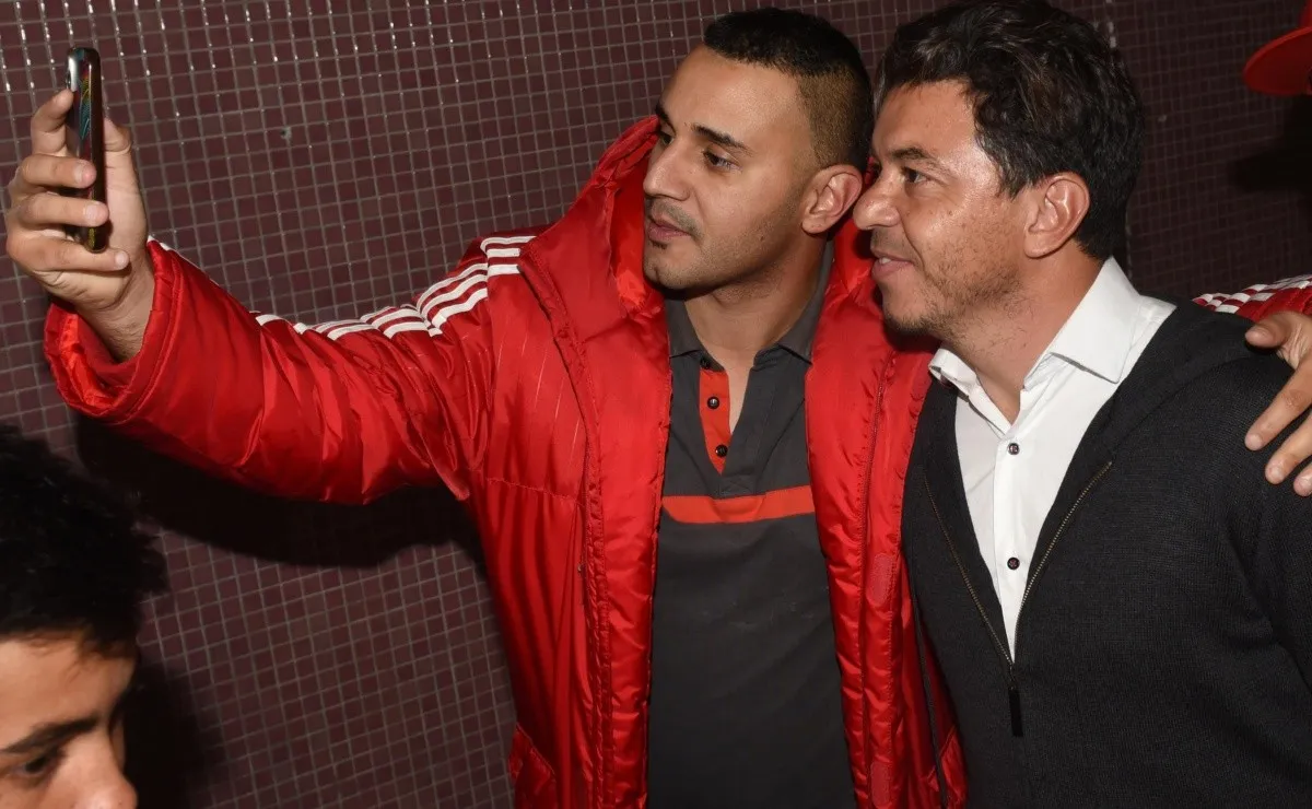 El entrenador de River se marchó al país verdeamerelo