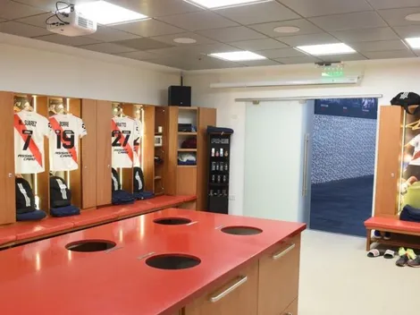 Conocé en detalle el vestuario de River en el Monumental