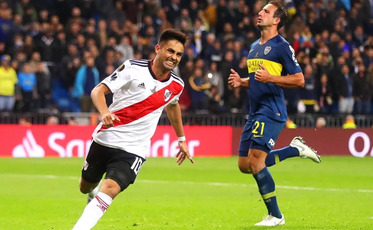 Gonzalo Martínez le marcó tres goles a Boca en el año 2018. (FOTO: Getty)