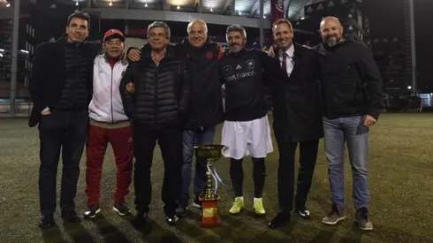 El equipo de las leyendas de River salió campeón del torneo Senior.