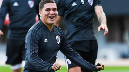 El colombiano se mostró contento en sus redes sociales tras la práctica de este jueves.