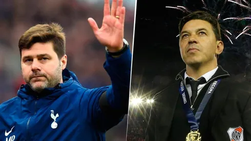 Pochettino se rindió ante los pies de Gallardo.