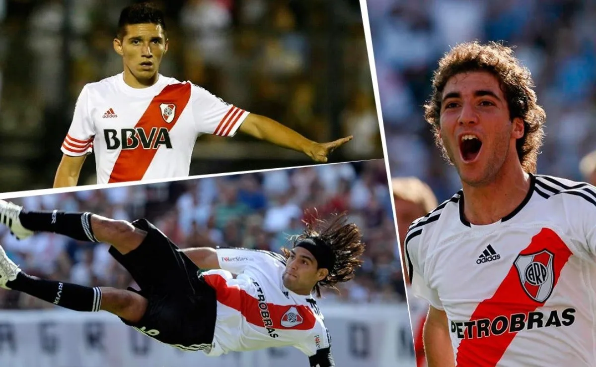 Kranevitter, Falcao e Higuaín, tres con pasado en River.