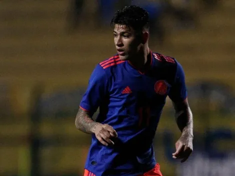 Carrascal fue titular en la derrota del Sub 23 de Colombia ante Brasil