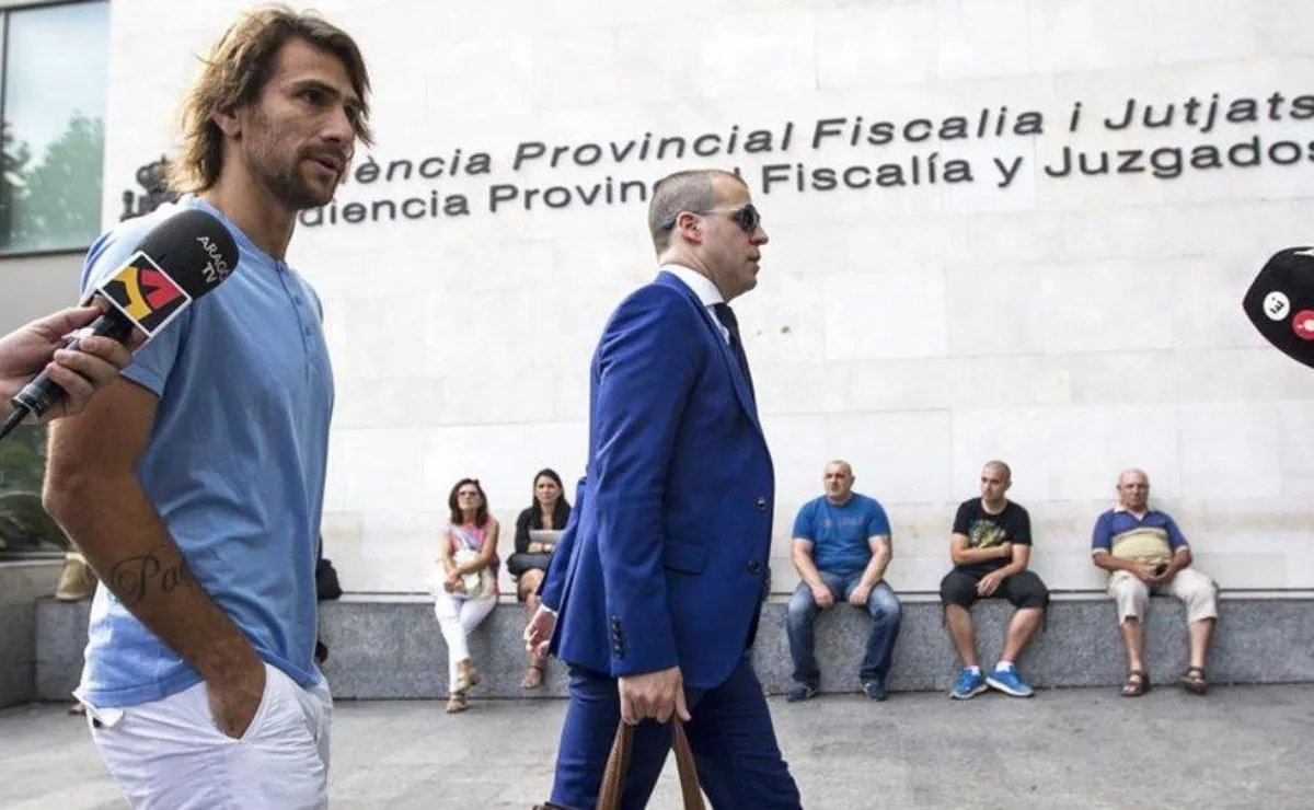 Ponzio, en una fiscalía de España.