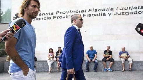 Ponzio, en una fiscalía de España.