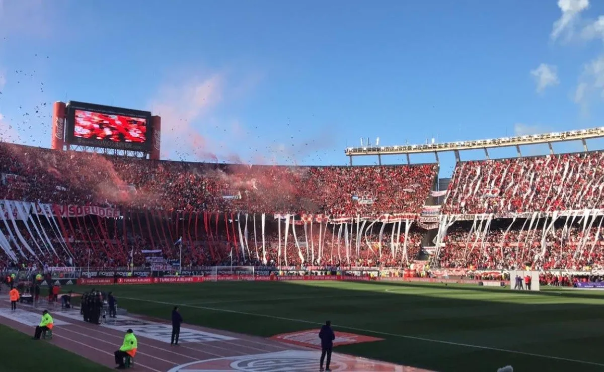 Así se encuentra el Monumental en la previa del Superclásico.