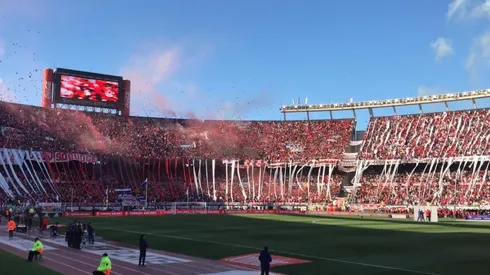 Así se encuentra el Monumental en la previa del Superclásico.