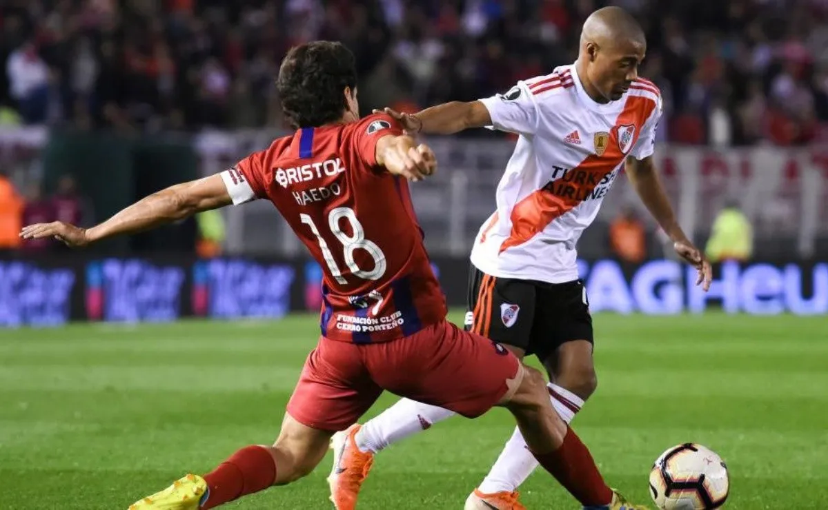 De La Cruz suma dos amarillas en la Libertadores 2019.