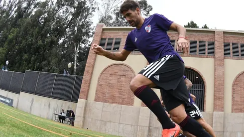 Ponzio trabaja para volver cuanto antes a las canchas.