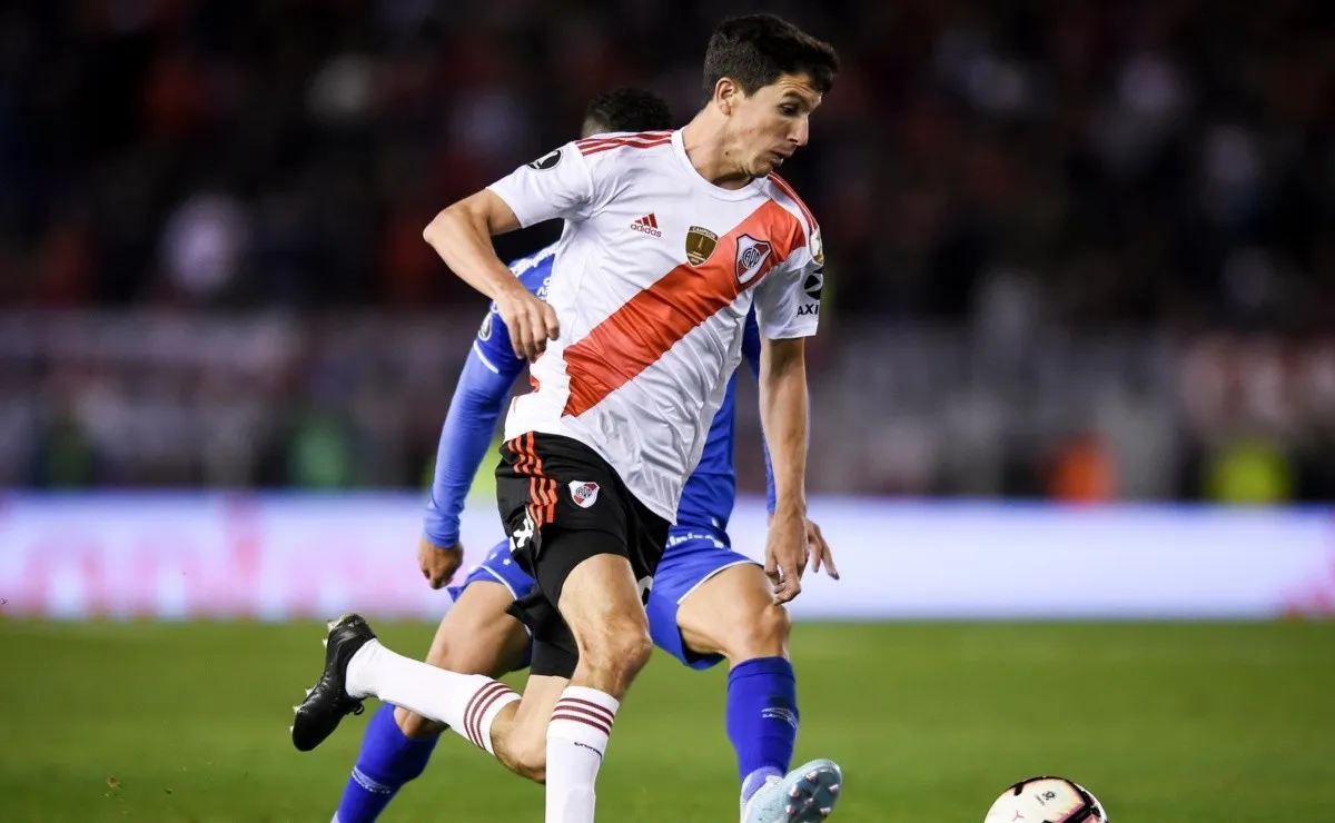 Nacho Fernández, el segundo más gambeteador de la Libertadores 2019.