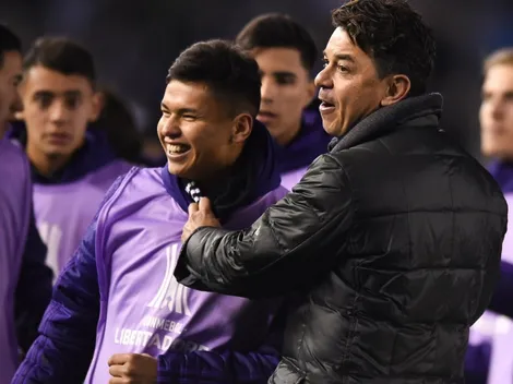 Gallardo motiva hasta a los alcanzapelotas