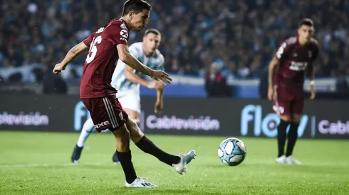 Nacho Fernández convirtió ante Racing, y ya había fallado uno ante Paranaense