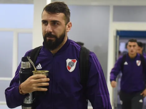 Pratto chocó camino a la concentración