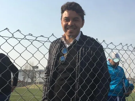 Gallardo fue a ver a la Reserva de River en Avellaneda