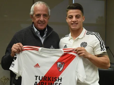 Elías López firmó su primer contrato profesional