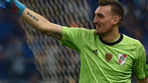 Franco Armani aseguró que no se encandila con las luces de los flashes.