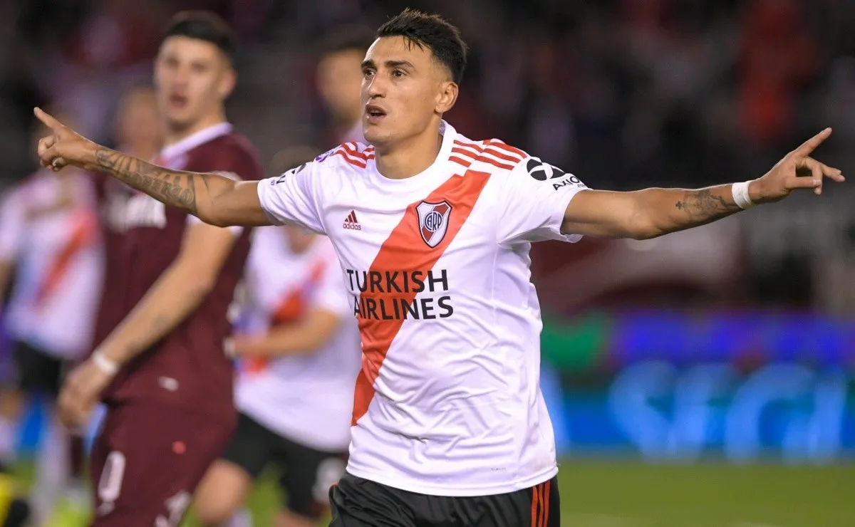 Matías Suárez viene de convertir un doblete ante Lanús.