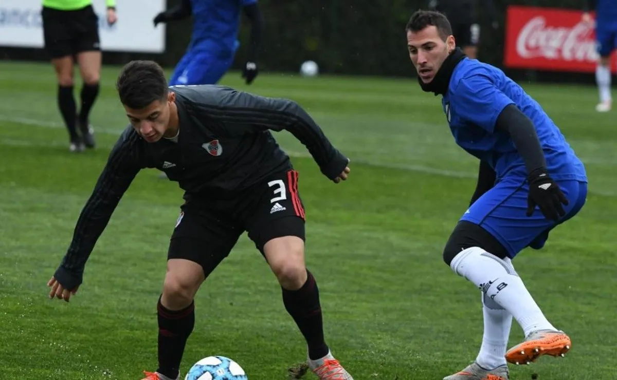 Nacho conformó la delantera titular del equipo que dispuso Gallardo.