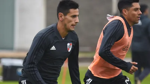 Angileri se entrenó a la par del plantel de River.