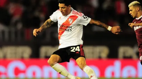 Enzo fue una de las figuras en la categórica victoria ante Lanús en el Monumental