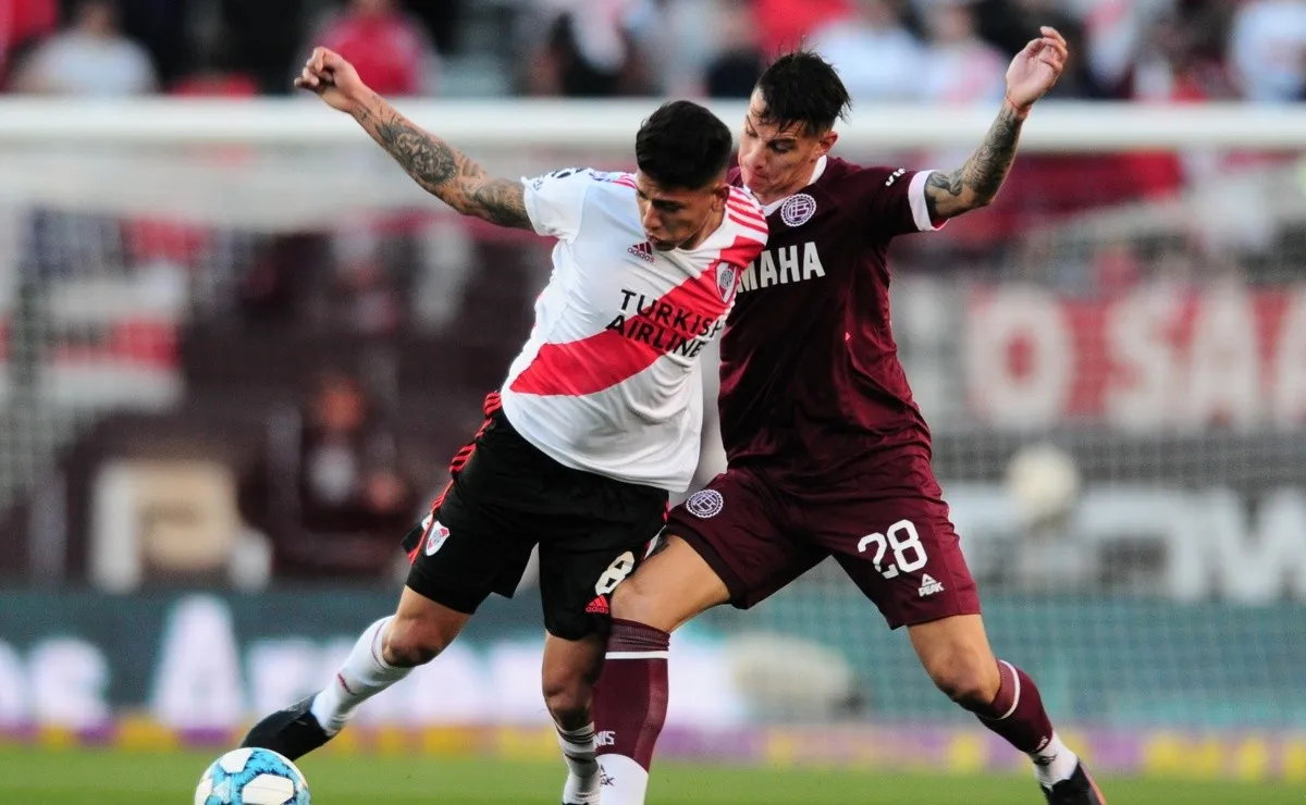 River arrolló a Lanús y ganó su primer partido en la Superliga.