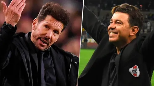 El Cholo, quien también dirigió a River y fue campeón, elogió a Gallardo.