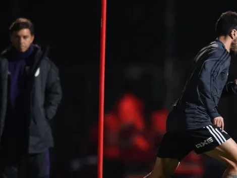 Así analizó Gallardo el rendimiento de Scocco en la Reserva